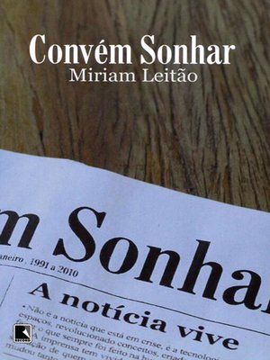 cover image of Convém sonhar